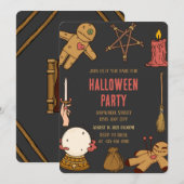 Woody Witch Crafts Halloween Party Invitation (Devant / Derrière)