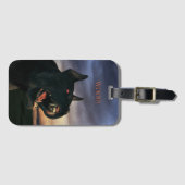 Woof! Big, black dog Bagagelabel (Voorkant (horizontaal))