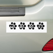 WOOF BUMPERSTICKER (Op auto)