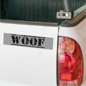 WOOF BUMPERSTICKER (Op Truck)