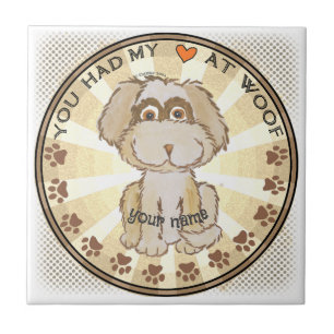 Woof Hond Tegeltje