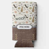 WOOF! Hondenliefhebber - Puppies patroon gepersona (Achterkant)