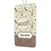 WOOF! Hondenliefhebber - Puppies patroon gepersona Luchtverfrisser (Links)