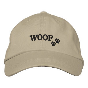 WOOF - Pet met geborduurde afdruk