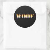 WOOF RONDE STICKER (Tas)