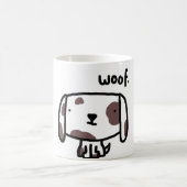 Woof. Tasse de chien (Centre)