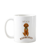 Woof Woensdag Aanpasbare Doodle Mok
