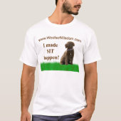 Woofs van het shirt van de mannen van Wisdom (Voorkant)