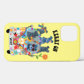 Woofstock Kerry Blue Terrier Coque-Mate coque ipho (Verso (horizontal))