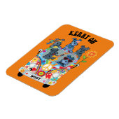 Woofstock Kerry Blue Terrier Magnet Magneet (Linkerzijde)