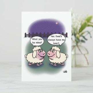 Wool Flat Card Kaart