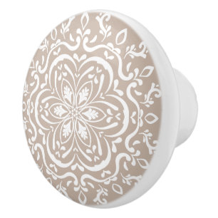 Wool Mandala Keramische Knop