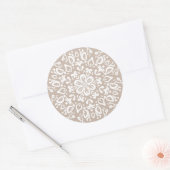 Wool Mandala Ronde Sticker (Envelop)