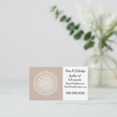 Wool Mandala Visitekaartje (Staand voorkant)