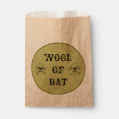 Wool of Bat Witch's Potion Label Bedankzakje (Voorkant)