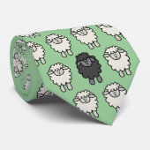 Woola en Sheepeh Cartoon Sheep Stropdas (Opgerold)