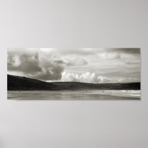 Woolacombe strand, Devon, Verenigd Koninkrijk Poster