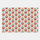 WOOLIE GINGERBREAD Flat Sheet Wrapping Paper II (Voorkant 2)