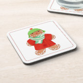 WOOLIE GINGERBREAD Hard Plastic Onderzetters (Linkerzijde)