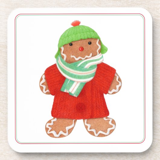 WOOLIE GINGERBREAD Hard Plastic Onderzetters (Voorkant)