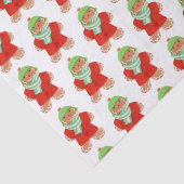 WOOLIE GINGERBREAD-weefselpapier Tissuepapier (Detail)