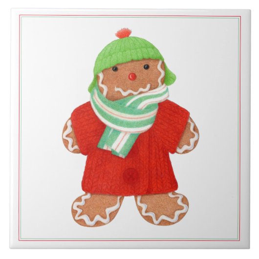 WOOLIE GINGERPREAD 6x6 Carreaux céramiques (Devant)