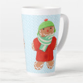 WOOLIE GINGERPREAD Tall Latte Mug (Angle droit)