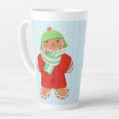 WOOLIE GINGERPREAD Tall Latte Mug (Angle gauche)