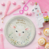 Woolie Lambert Neutral Dessert Bord - Baby shower (Feest)