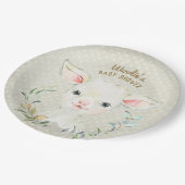 Woolie Lambert Neutral Dessert Bord - Baby shower (Gekanteld)