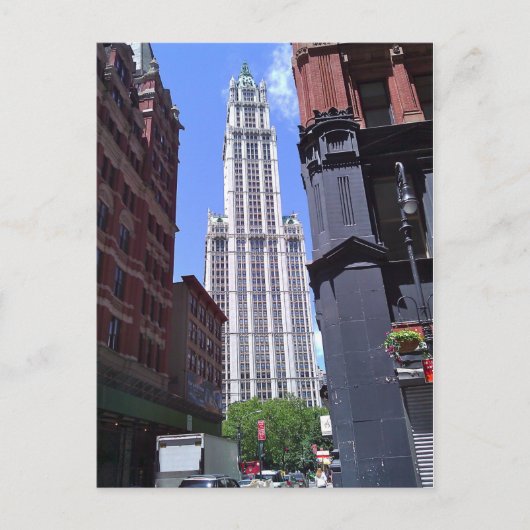 Woolworth Building, briefkaart (Voorkant)