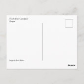 Wooly Beer Caterpijler Briefkaart (Achterkant)