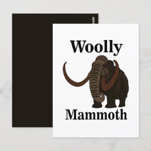 Wooly Mammoth Briefkaart