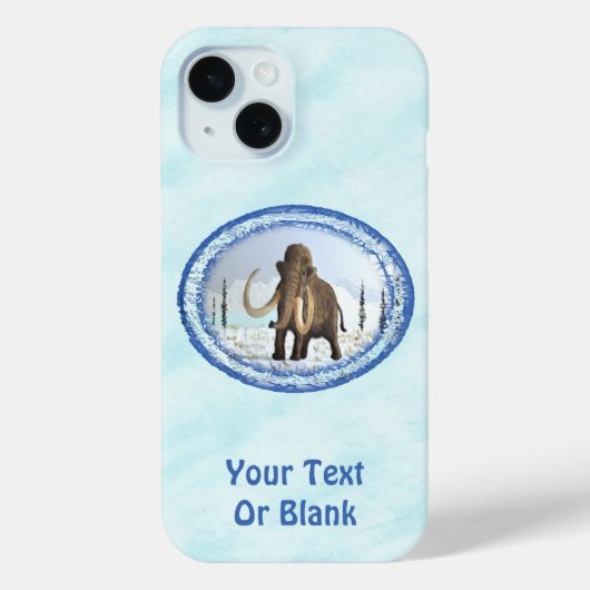 Wooly Mammoth Case-Mate iPhone Case (Achterkant)