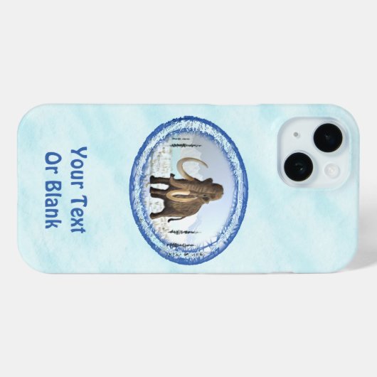 Wooly Mammoth Case-Mate iPhone Case (Achterkant (horizontaal))