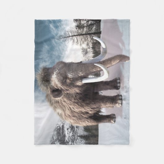 Wooly Mammoth Fleece Deken (Voorkant)