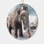 Wooly Mammoth Keramisch Ornament (Links)