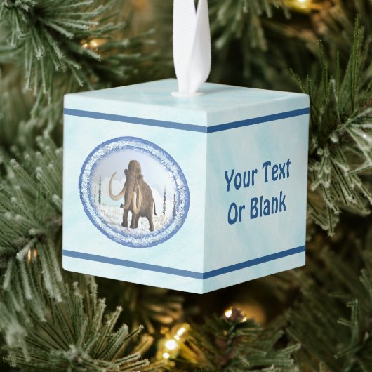 Wooly Mammoth Kubus Ornament (Boom)