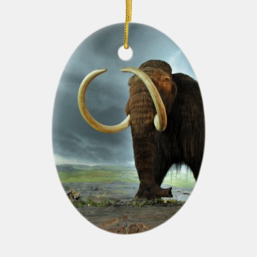 Wooly Mammoth Mod Destiny Keramisch Ornament (Voorkant)