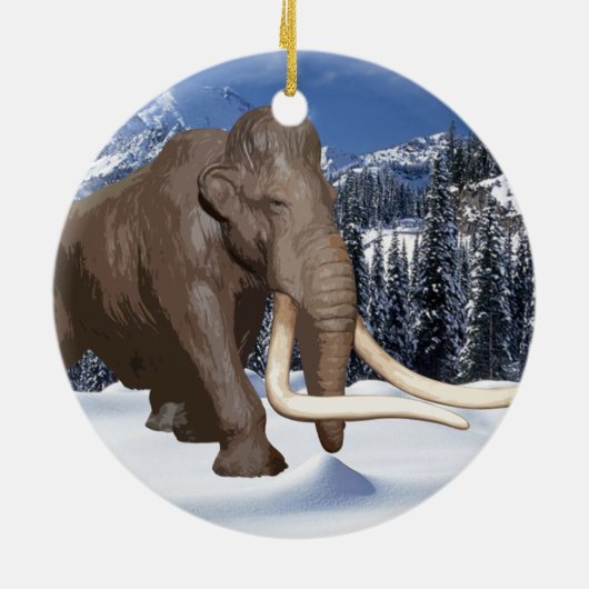 Wooly Mammoth Ornament (Achterkant)