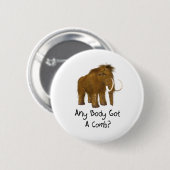 Wooly Mammoth Ronde Button 5,7 Cm (Voorkant /achterkant)