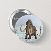 Wooly Mammoth Ronde Button 5,7 Cm (Voorkant /achterkant)