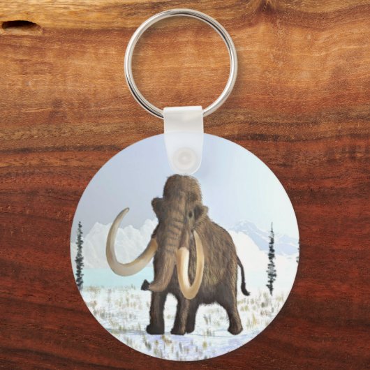 Wooly Mammoth Sleutelhanger (Voorkant)