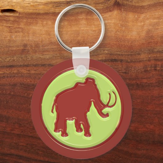 Wooly Mammoth Sleutelhanger (Voorkant)