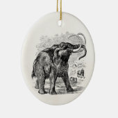 Wooly Mammoth Specialized Exinct Animal Keramisch Ornament (Rechts)