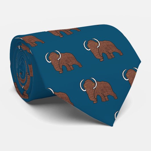 Wooly Mammoth Stropdas (Opgerold)