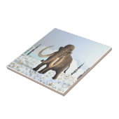 Wooly Mammoth Tegeltje (Zijkant)