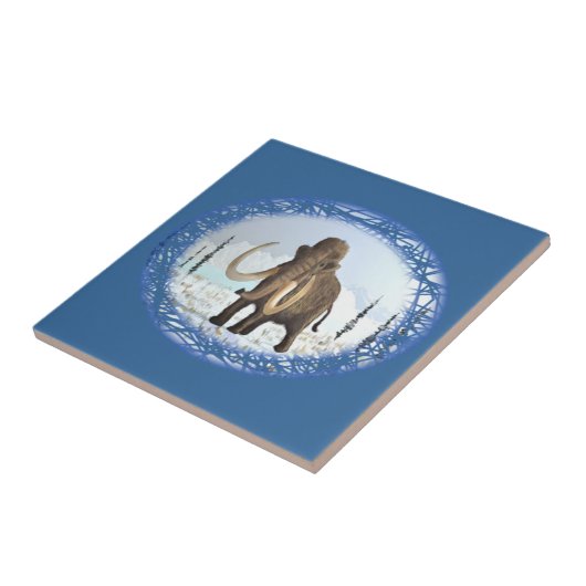 Wooly Mammoth Tegeltje (Zijkant)