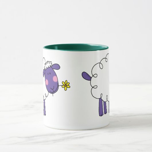 Wooly schaap mok (Midden)