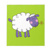 Wooly schaap notitieblok (Voorkant)